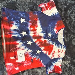 Patriotic Tie-Dye Star Shirt